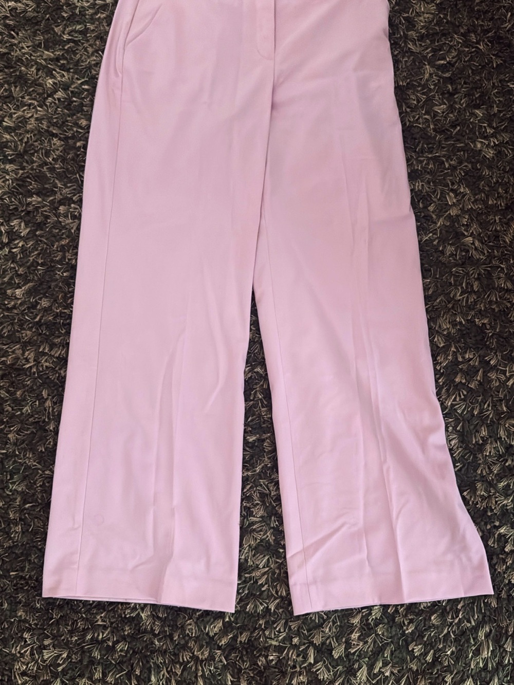 Express Light Pink Wide-Leg Editor Dress Pants